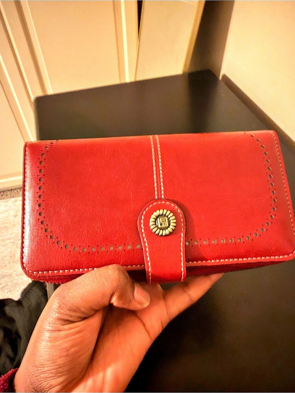 Red Wallet Like New